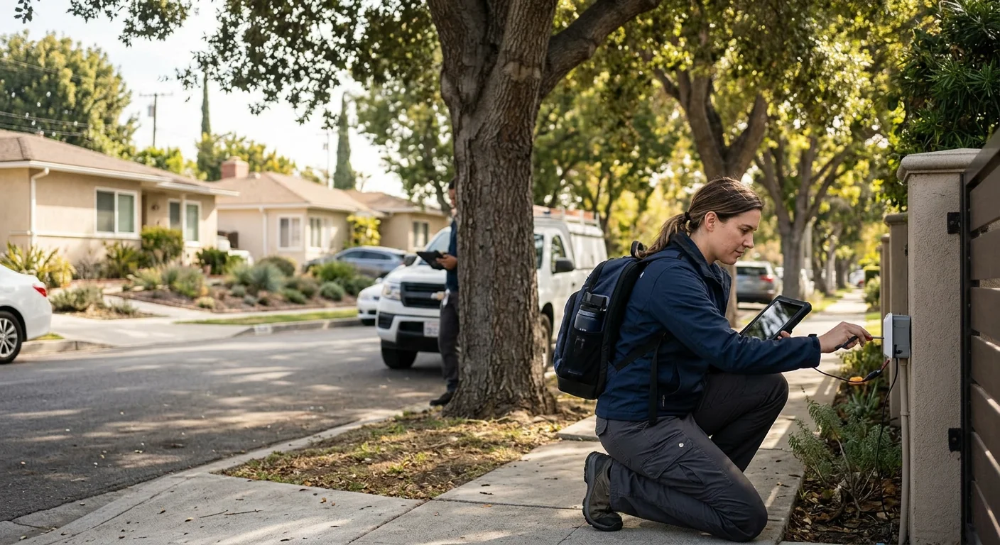 AI automation team coordinating deployment plans for businesses across Los Angeles neighborhoods