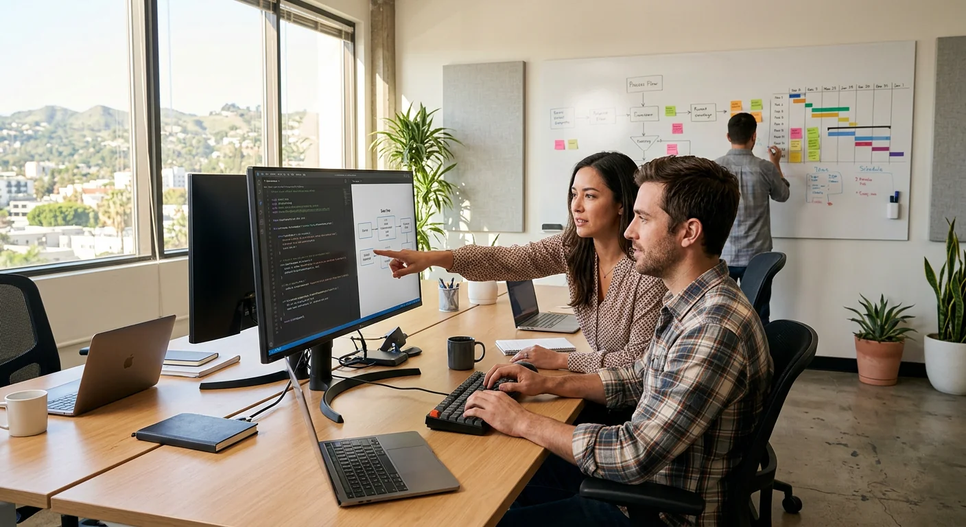 Overloaded staff manually handling repetitive data tasks before automation in Los Angeles