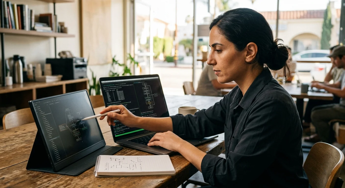 Engineer configuring a fine-tuned generative model for a local business application